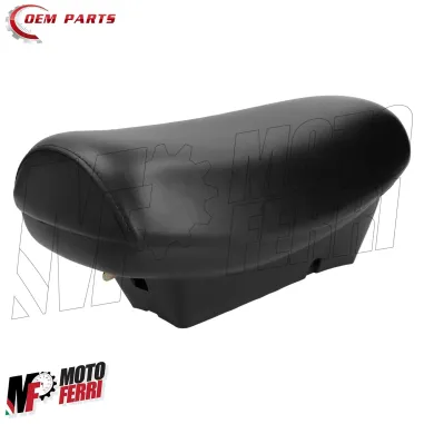 MF6649 Sella Piaggio Si in Pelle Nera con Vano Porta Oggetti Documenti