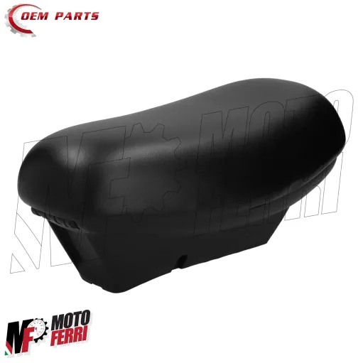 MF6649 Sella Piaggio Si in Pelle Nera con Vano Porta Oggetti Documenti