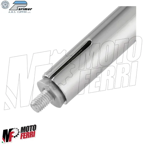 MF6650 Manubrio in Ferro Piaggio SI FL FL2 DM 22 Cromato con Perno Expander