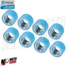 MF6653 Kit 8 Rulli Gr 21 Originale Piaggio Beverly / Aprilia Scarabeo 400 500 cc 2