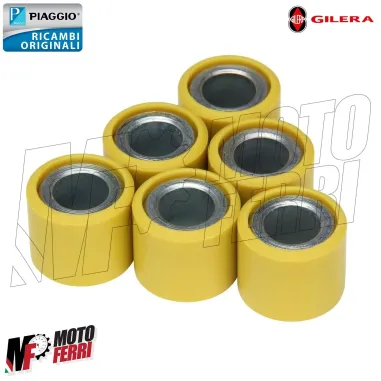 MF6654 Kit 6 Rulli 19x17 Grammi 16 Originale Gilera Runner FX FXR 125 2T