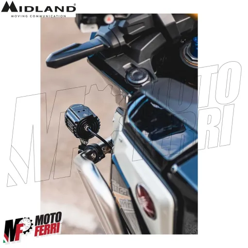 MF6661 Faretti Fari Supplementari Led barre Midland MLH Universali Moto Scooter