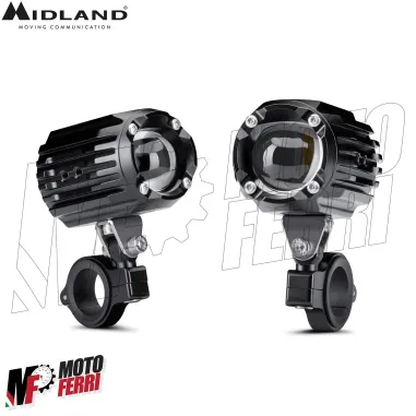 MF6661 Faretti Fari Supplementari Led barre Midland MLH Universali Moto Scooter