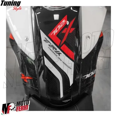 MF6663 Adesivo Protezione Paraserbatoio Rosso Benelli TRK 702 X 2023 - 2024