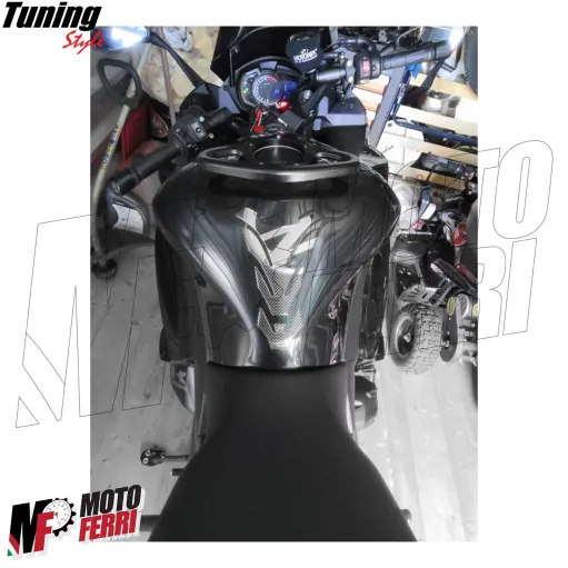 MF6664 Adesivo Protezione Paraserbatoio Carbon Kawasaki Z 650 750 800 900 1000