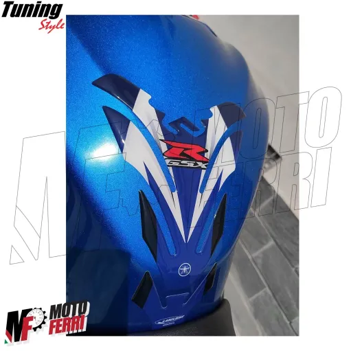 MF6665 Adesivo Protezione Paraserbatoio Resina 3D Suzuki GSX-R 600 750 1000