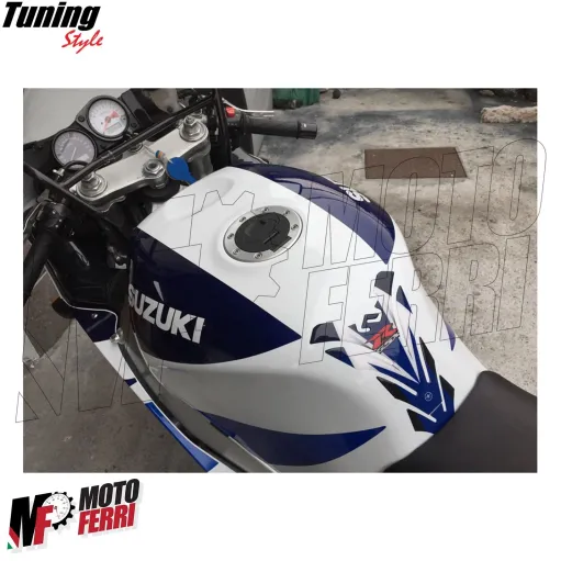 MF6665 Adesivo Protezione Paraserbatoio Resina 3D Suzuki GSX-R 600 750 1000