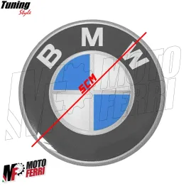 MF6667 Kit 2 Adesivo Emblema BMW Tondo per Auto Moto Scooter Diametro 50 mm 2
