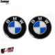 MF6667 Kit 2 Adesivo Emblema BMW Tondo per Auto Moto Scooter Diametro 50 mm
