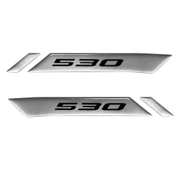 MF6669 Kit 2 Adesivo 530 Grigio per Yamaha TMax 2017 / 2019 su Carena Anteriore