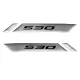 MF6669 Kit 2 Adesivo 530 Grigio per Yamaha TMax 2017 / 2019 su Carena Anteriore