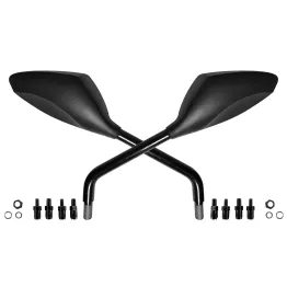 MF6670 Specchietti Retrovisori FAR Racing Universale Moto Naked Scooter M8 / M10