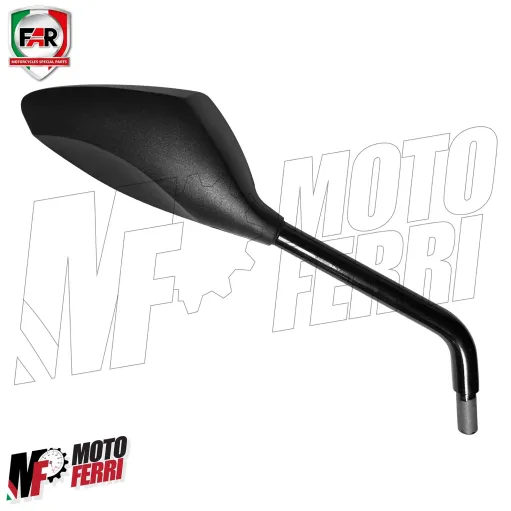 MF6670 Specchietti Retrovisori FAR Racing Universale Moto Naked Scooter M8 / M10