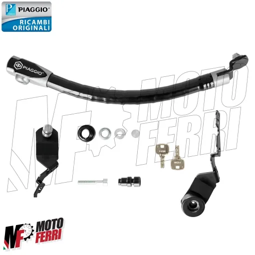 MF6676 Catena Antifurto Blocca Sella Manubrio Piaggio Liberty iGet 50 125 150