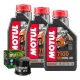 MF1809 Tagliando Suzuki GSX-R 600 2001/2021 - 3L Olio Motul 7100 10W40 + Filtro