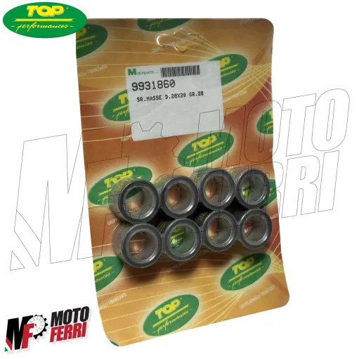 MF6683 Rulli Variatore per Honda Silver Wing SW-T 400 600 by TOP 28x20 Grammi 28