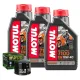 MF1810 Tagliando BMW F 800 GS da 2007 a 2018 - 3L Olio Motul 7100 10W40 + Filtro