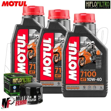 MF1810 Tagliando BMW F 800 GS da 2007 a 2018 - 3L Olio Motul 7100 10W40 + Filtro