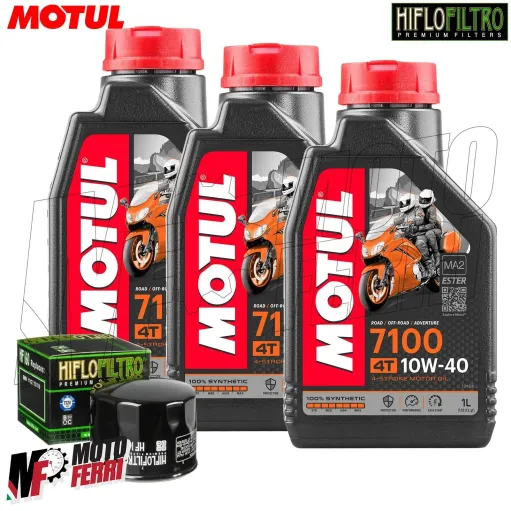 MF1810 Tagliando BMW F 800 GS da 2007 a 2018 - 3L Olio Motul 7100 10W40 + Filtro