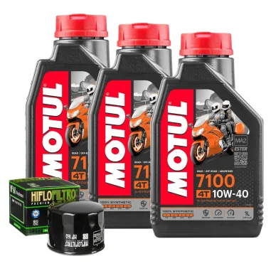MF1810 Tagliando BMW F 850 GS da 2017 a 2022 - 3L Olio Motul 7100 10W40 + Filtro