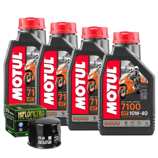MF1812 Tagliando BMW S 1000 R / XR - 2013/2026 - 4 Olio Motul 7100 10W40 Filtro