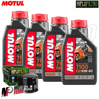 MF1812 Tagliando BMW S 1000 R / XR - 2013/2026 - 4 Olio Motul 7100 10W40 Filtro
