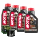 MF1813 Tagliando BMW R 1250 GS da 2019 a 2022 - 4L Olio Motul 7100 5W40 + Filtro