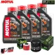 MF1805 Tagliando Honda X-ADV 750 (2017/2025) - 4L Olio Motul 7100 10W30 + Filtro