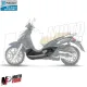 MF6697 Pedana Poggiapiedi Sinistra Grigio Origin Piaggio Beverly 125 200 400 500