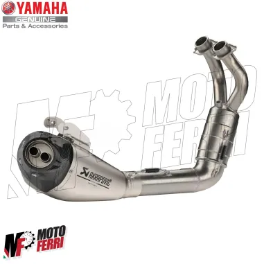 MF6702 Scarico Marmitta Akrapovic Omologata Yamaha MT07 mod 2021 2022 2023 2024