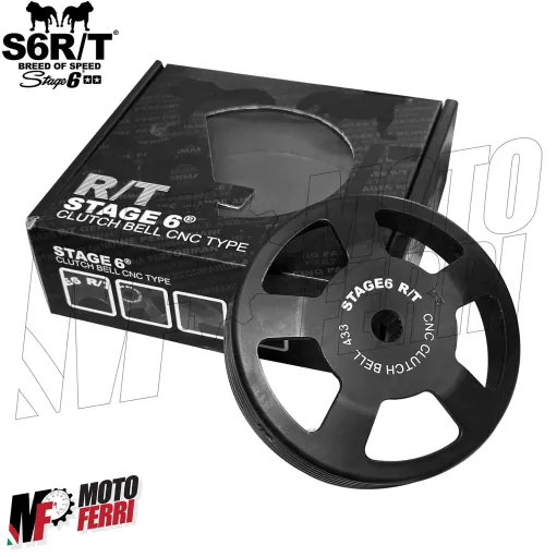 MF2161 Campana Frizione Stage6 R/T CNC 107 Minarelli Booster F12 F15 Aerox BWS