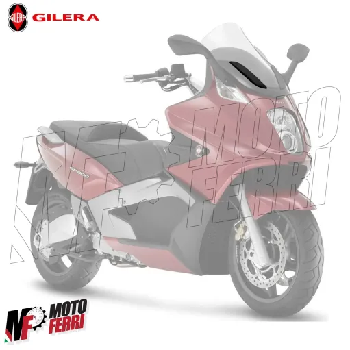 MF6714 Placca Staffa Parabrezza Cupolino Destra Originale Gilera GP800 2007/2012