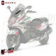MF6715 Placca Staffa Parabrezza Cupolino Sinistra Originale Gilera GP800
