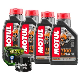 MF6722 Tagliando Ducati Monster S4 2001/2003 - 4L Olio Motul 7100 15W50 + Filtro