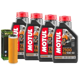 MF6723 Tagliando Ducati Panigale 1199 / 1299 - 4L Olio Motul 7100 15W50 Filtro
