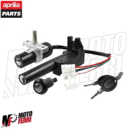 MF6728 Kit Serrature Avviamento Sella Originale Aprilia Scarabeo 50 2T 2006/2014 2