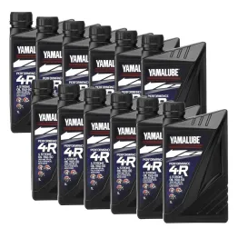 MF6733 - 12 Litri Olio Motore Yamalube 4R Performance 15W50 100% Sintetico Moto