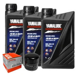 MF6735 Tagliando Yamaha R6 mod 2006/2024 - 3L Olio Yamalube RS4GP 10W40 + Filtro
