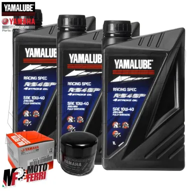MF6735 Tagliando Yamaha R6 mod 2006/2024 - 3L Olio Yamalube RS4GP 10W40 + Filtro
