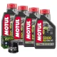 MF6739 Tagliando Honda VT 600 Shadow 1988/2007 - 4L Olio Motul 5000 10W40 Filtro