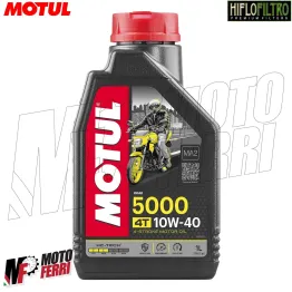 MF6739 Tagliando Honda VT 600 Shadow 1988/2007 - 4L Olio Motul 5000 10W40 Filtro 2