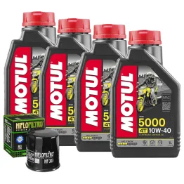 MF6739 Tagliando Honda VT 750 Shadow 1997/2007 - 4L Olio Motul 5000 10W40 Filtro