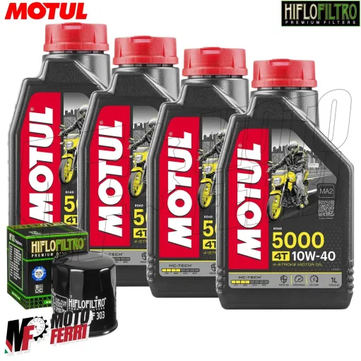 MF6739 Tagliando Honda VT 750 Shadow 1997/2007 - 4L Olio Motul 5000 10W40 Filtro