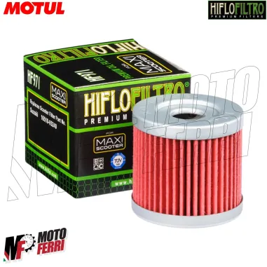MF6740 Tagliando Suzuki Burgman 200 2007/2020 - 2L Olio Motul 5000 10W40 Filtro