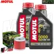 MF6740 Tagliando Suzuki Burgman 400 2007/2022 - 2L Olio Motul 5000 10W40 Filtro