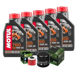 MF6742 Tagliando Honda CRF 1000 Africa Twin - 5L Olio Motul 7100 10W30 + Filtro