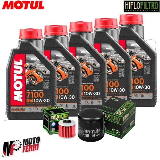 MF6742 Tagliando Honda CRF 1100 Africa Twin - 5L Olio Motul 7100 10W30 + Filtro