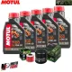 MF6742 Tagliando Honda CRF 1100 Africa Twin - 5L Olio Motul 7100 10W30 + Filtro