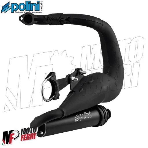 MF1083 Marmitta Polini For Race Vespa 50 Special R L 125 ET3 Primavera 130
