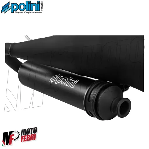 MF1083 Marmitta Polini For Race Vespa 50 Special - 125 ET3 Primavera 130CC